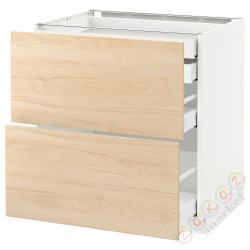 ⭐METOD / MAXIMERA⭐Sсstj 2fr/2n/śr/в шу, белый/Askersund яркий узор ясеня, 80x60 cm⭐ИКЕА-79215842