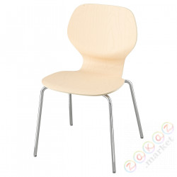 ⭐SIGTRYGG⭐Стул, береза/Sefast хром⭐ИКЕА-49481521