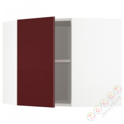 ⭐METOD⭐В половине случаев, белый Kallarp/темно-красно-коричневый блеск, 68x60 cm⭐ИКЕА-89326929