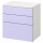 ⭐SMASTAD / PLATSA⭐Комод, 3 ящики, белый/сирень, 60x42x63 cm⭐ИКЕА-89543824 ⭐SMASTAD / PLATSA⭐Комод, 3 ящики, белый/сирень, 60x42x63 cm⭐ИКЕА-89543824