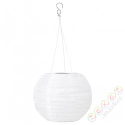 ⭐SOLVINDEN⭐Подвесной светильник na energię słon. LED, за пределами/белый шар, 22 cm⭐ИКЕА-00513670