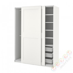 ⭐PAX / GRIMO⭐Гардероб, белый/белый, 150x66x201 cm⭐ИКЕА-59502368