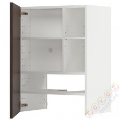 ⭐METOD⭐Шкаф okaнадa сполка/Drzс упражнениями, белый/Sinarp коричневый, 60x80 cm⭐ИКЕА-39504486