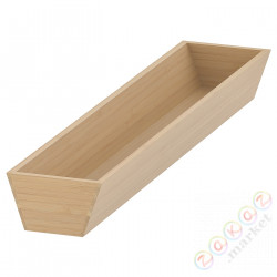 ⭐UPPDATERA⭐Вставка ящика, яркий бамбук, 10x50 cm⭐ИКЕА-00488326