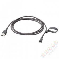 ⭐LILLHULT⭐USB-A na USB-micro, темно-серый, 1.5 m⭐ИКЕА-80527593