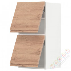 ⭐METOD⭐Уровень тсс 2 Drz, белый/Voxtorpподражание. дуб, 40x80 cm⭐ИКЕА-99402220