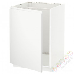 ⭐METOD⭐Шкаф под раковину, белый/Voxtorpматовый белый, 60x60 cm⭐ИКЕА-69460891