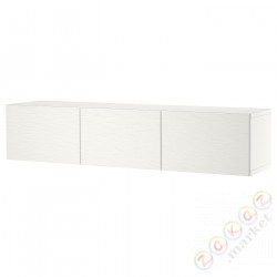 ⭐BESTA⭐Тумба под ТВ с дверь, белый/Лаксвикен белый, 180x42x38 cm⭐ИКЕА-19421798