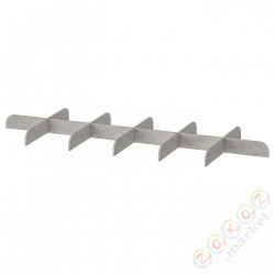 ⭐KOMPLEMENT⭐Разделитель выдвижного поддона, светло-серый, 100x35 cm⭐ИКЕА-10467559