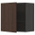 ⭐METOD⭐Навесной шкаф с полками, черный/Sinarp коричневый, 60x60 cm⭐ИКЕА-69461536