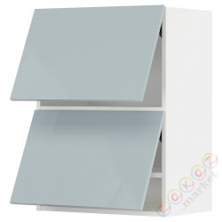 ⭐METOD⭐Горизонтальный шкаф 2 Drzв и открытое касание, белый/Kallarp jasnoсерый-синий, 60x80 cm⭐ИКЕА-69478872