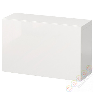 ⭐BESTA⭐Комбинация навесных шкафов, белый/Selsviken gloss/белый, 60x22x38 cm⭐ИКЕА-59429226