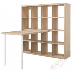 ⭐KALLAX / LAGKAPTEN⭐стол письменный, белый/под беленый дуб, 147x159x147 cm⭐ИКЕА-19481650