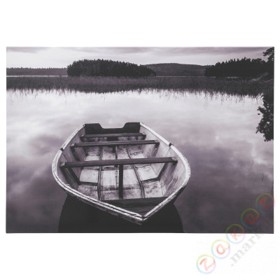 ⭐BILD⭐Плакат, Łódka na jeziorze Finnsjön, 91x61 cm⭐ИКЕА-00442258