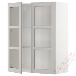 ⭐METOD⭐Шах половина/2 стакан Drz, белый/Lerhyttan светло-серый, 80x100 cm⭐ИКЕА-19462152