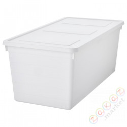 ⭐SOCKERBIT⭐Контейнер с крышкой, белый, 38x76x30 cm⭐ИКЕА-40522088