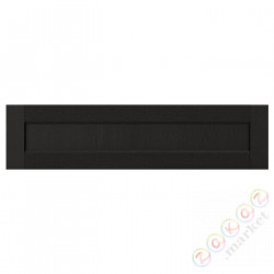 ⭐LERHYTTAN⭐Передняя часть ящика, черный морилка, 80x20 cm⭐ИКЕА-50356074
