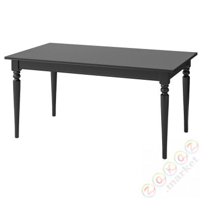 ⭐INGATORP⭐Складной стол, черный, 155/215x87 cm⭐ИКЕА-90222407