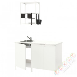 ⭐ENHET⭐Кухня, белый, 143x63.5x222 cm⭐ИКЕА-79337235