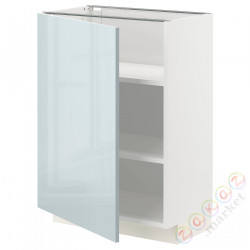 ⭐METOD⭐Кабинет ул./полки, белый/Kallarp jasnoсерый-синий, 60x37 cm⭐ИКЕА-19479218