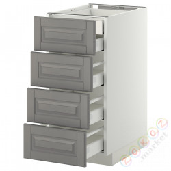 ⭐METOD / MAXIMERA⭐Бывший 4 пт/2n/3śr шу, белый/Bodbyn Серый, 40x60 cm⭐ИКЕА-19913989