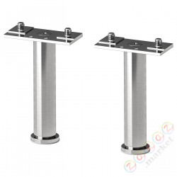 ⭐ALMAAN⭐Нога, нержавеющая сталь, 12-20 cm⭐ИКЕА-20534916