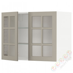 ⭐METOD⭐Шах половина/2 стакан Drz, белый/Stensund бежевый, 80x60 cm⭐ИКЕА-69462183