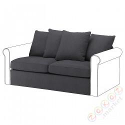 ⭐GRONLID⭐Sekcja 2-диван-кровать os, Спорда темно-серый⭐ИКЕА-89536630