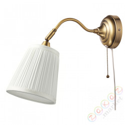 ⭐ARSTID⭐Настенный светильник, латунь/белый⭐ИКЕА-50321386