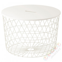 ⭐KVISTBRO⭐Стол сmiejscem do przechowywania, белый, 61 cm⭐ИКЕА-50322239