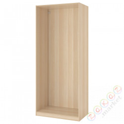 ⭐PAX⭐Каркас гардероба, под беленый дуб, 75x35x201 cm⭐ИКЕА-60273417