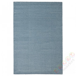 ⭐LANGSTED⭐Ковровая дорожка сkrótkim włosiem, светло-синий, 60x90 cm⭐ИКЕА-20495175