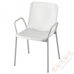 ⭐TORPARO⭐Стул с подлокотниками доб/вызов, белый/Серый⭐ИКЕА-60537852