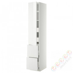 ⭐METOD / MAXIMERA⭐H пополам/4 шу/Drz/2 fr, белый/Рингхульт белый, 40x60x220 cm⭐ИКЕА-89345070