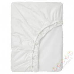 ⭐RONNVECKMAL⭐Простыня на резинке на резинке, белый, 80x200 cm⭐ИКЕА-60532637