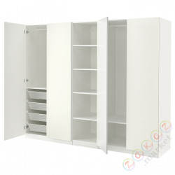 ⭐PAX / FORSAND⭐Гардероб, белый/белый, 250x60x201 cm⭐ИКЕА-29478082