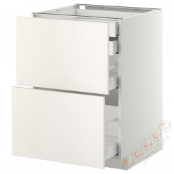 ⭐METOD / MAXIMERA⭐Sсstj 2fr/2n/śr/в шу, белый/Веддинге белый, 60x60 cm⭐ИКЕА-99915927