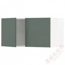 ⭐METOD⭐настенный шкаф/2 дверь, белый/Bodarp серо-зеленый, 80x40 cm⭐ИКЕА-19467159