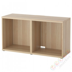 ⭐BESTA⭐Тумба под ТВ, под беленый дуб, 120x40x64 cm⭐ИКЕА-30299895