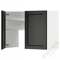 ⭐METOD⭐Шкаф okaнадa сполка/Drzс упражнениями, белый/Lerhyttan черный морилка, 80x60 cm⭐ИКЕА-69504404