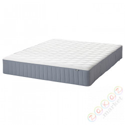 ⭐VAGSTRANDA⭐Матрас, карманные пружины, средняя твердость/светло-синий, 140x200 cm⭐ИКЕА-50450745