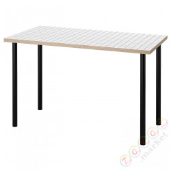 ⭐LAGKAPTEN / ADILS⭐стол письменный, белый антрацит/черный, 120x60 cm⭐ИКЕА-79508406