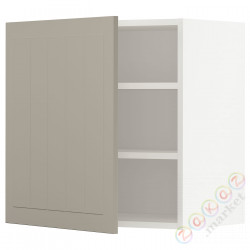 ⭐METOD⭐Навесной шкаф с полками, белый/Stensund бежевый, 60x60 cm⭐ИКЕА-29462439