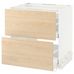 ⭐METOD / MAXIMERA⭐Старший полковник/2fr/2шу, белый/Askersund яркий узор ясеня, 80x60 cm⭐ИКЕА-29215854