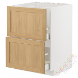 ⭐METOD / MAXIMERA⭐Стандартный злотый + 2 цифры/2шу, белый/Forsbacka дуб, 60x60 cm⭐ИКЕА-39509158