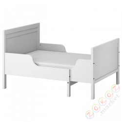 ⭐SUNDVIK⭐Каркас кровати раздвижной i dno łóżka, Серый, 80x200 cm⭐ИКЕА-49421508