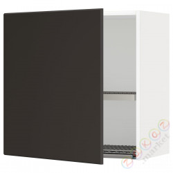 ⭐METOD⭐Навесной шкаф с сушилкой для посуды, белый/Кунгсбака антрацит, 60x60 cm⭐ИКЕА-79454922