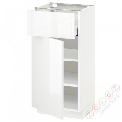 ⭐METOD / MAXIMERA⭐Кабинет stj/дверь, белый/Рингхульт белый, 40x37 cm⭐ИКЕА-29467762