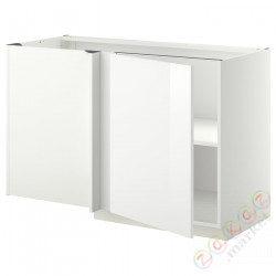 ⭐METOD⭐Угловой напольный шкаф с полкой, белый/Рингхульт белый, 128x68 cm⭐ИКЕА-69465351