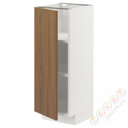 ⭐METOD⭐Кабинет ул./полки, белый/Tistorp подражаниеacja коричневыйowego орехa, 30x37 cm⭐ИКЕА-69519014